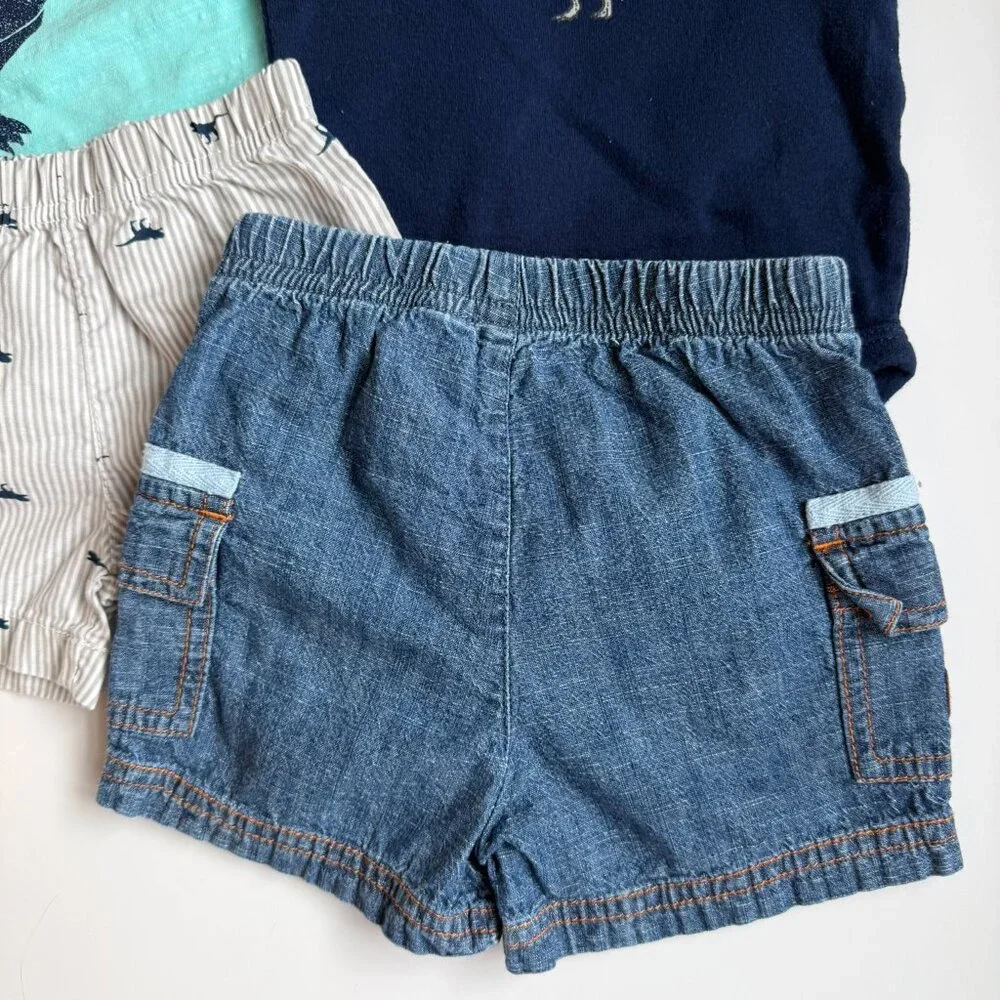 6M Boys 4 Item Spring Bundle Dinosaur